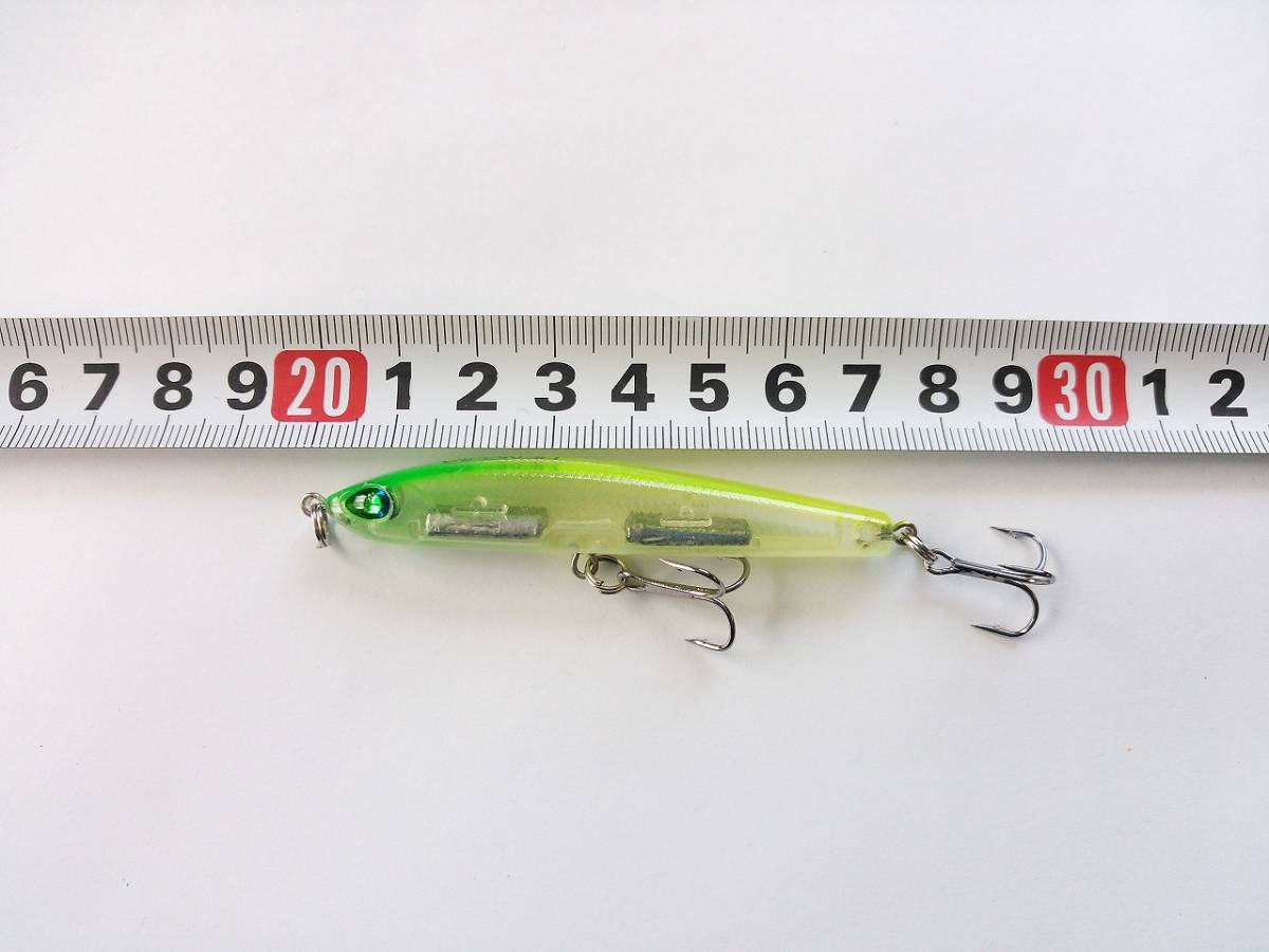 シンキングペンシル　細身　9g　7cm　5色　セット　シンペン　ペンシル　ベイト　シーバス　青物　根魚　フラットフィッシュ　TypeA_画像6