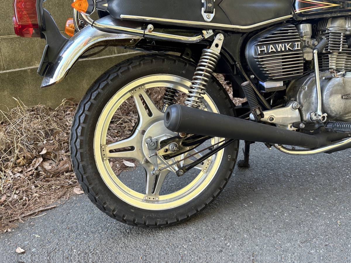 ホーク CB400T 角タンク カスタム 5速キック付き 実働 車体 新品 ホーク CB400T 角タンク カスタム 5速キック付き 実働 車体 新品