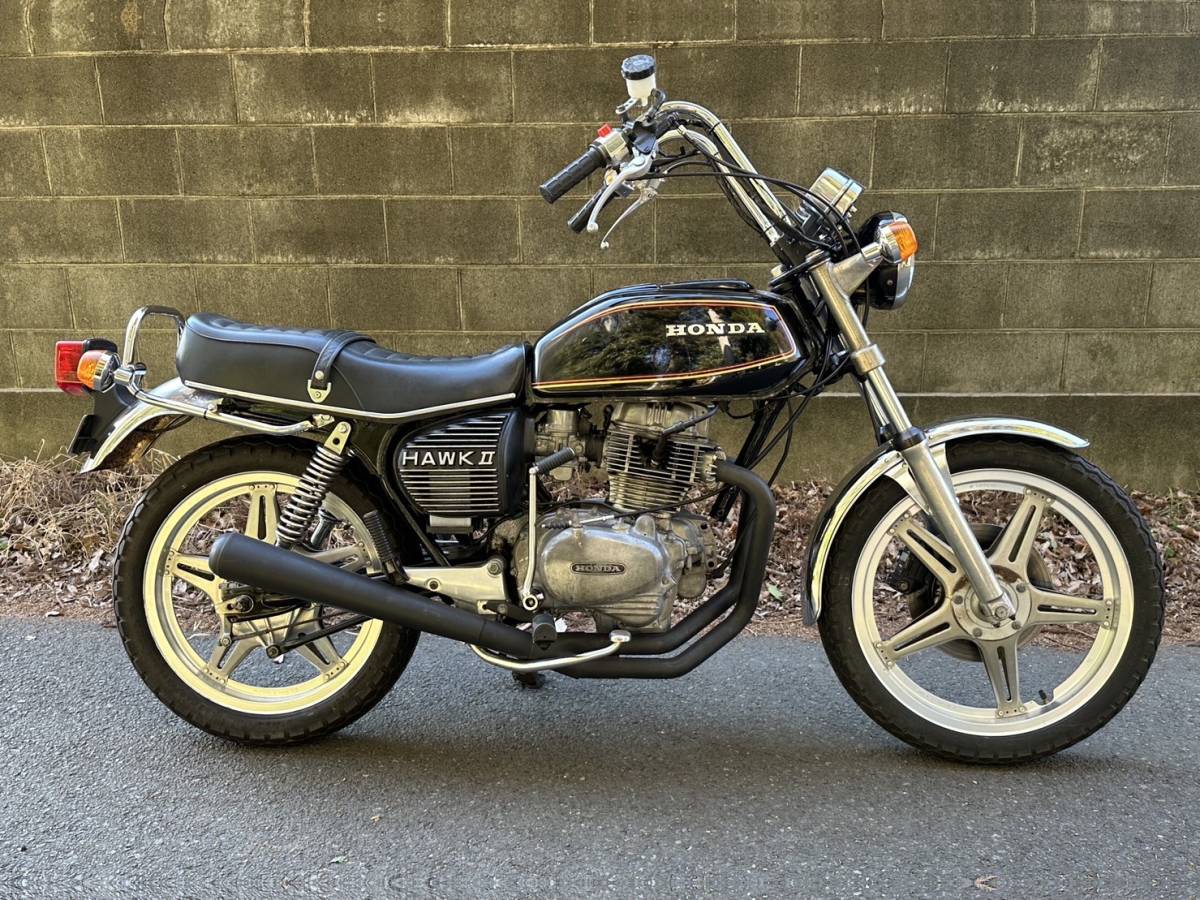 ホーク CB400T 角タンク カスタム 5速キック付き 実働 車体 新品 ホーク CB400T 角タンク カスタム 5速キック付き 実働 車体 新品