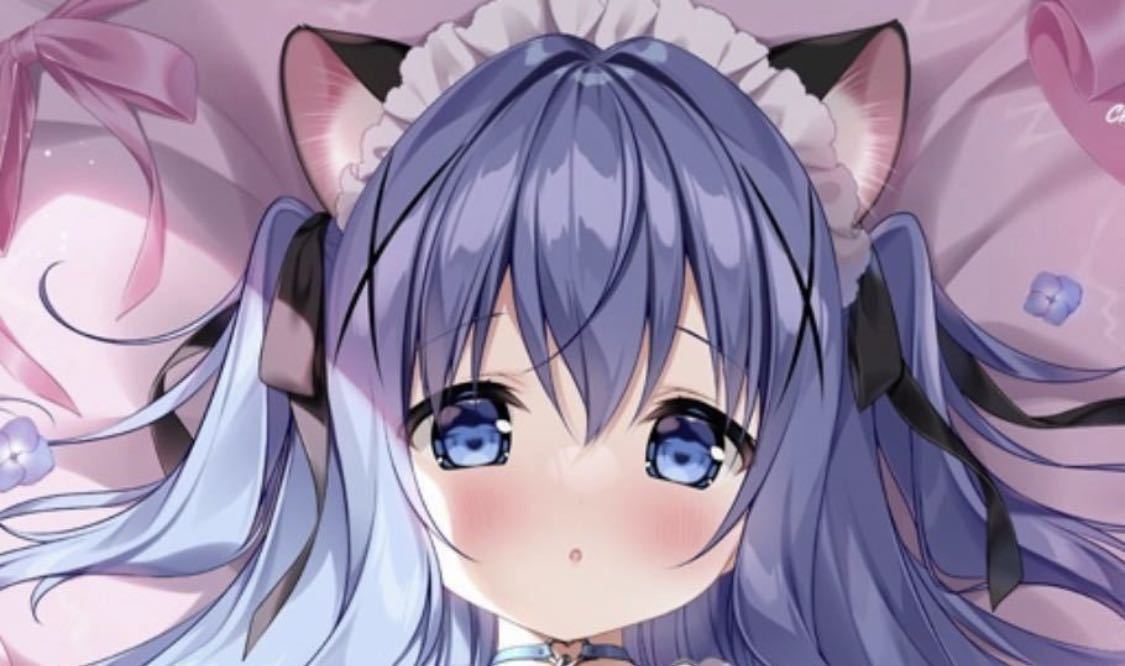 SJあり】CHOCOLATE CUBE チノ 猫耳メイド B2タペストリー 三輪 SJあり】CHOCOLATE CUBE チノ 猫耳メイド B2タペストリー 三輪