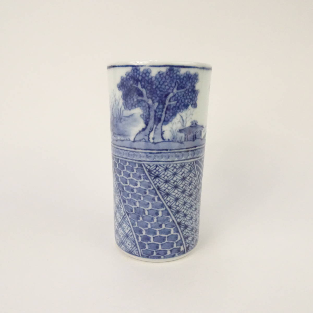 煎茶道具 染付 播陽東山 煎茶碗 五客 時代物 極上品 初だし品 煎茶道具 染付 播陽東山 煎茶碗 五客 時代物 極上品 初だし品
