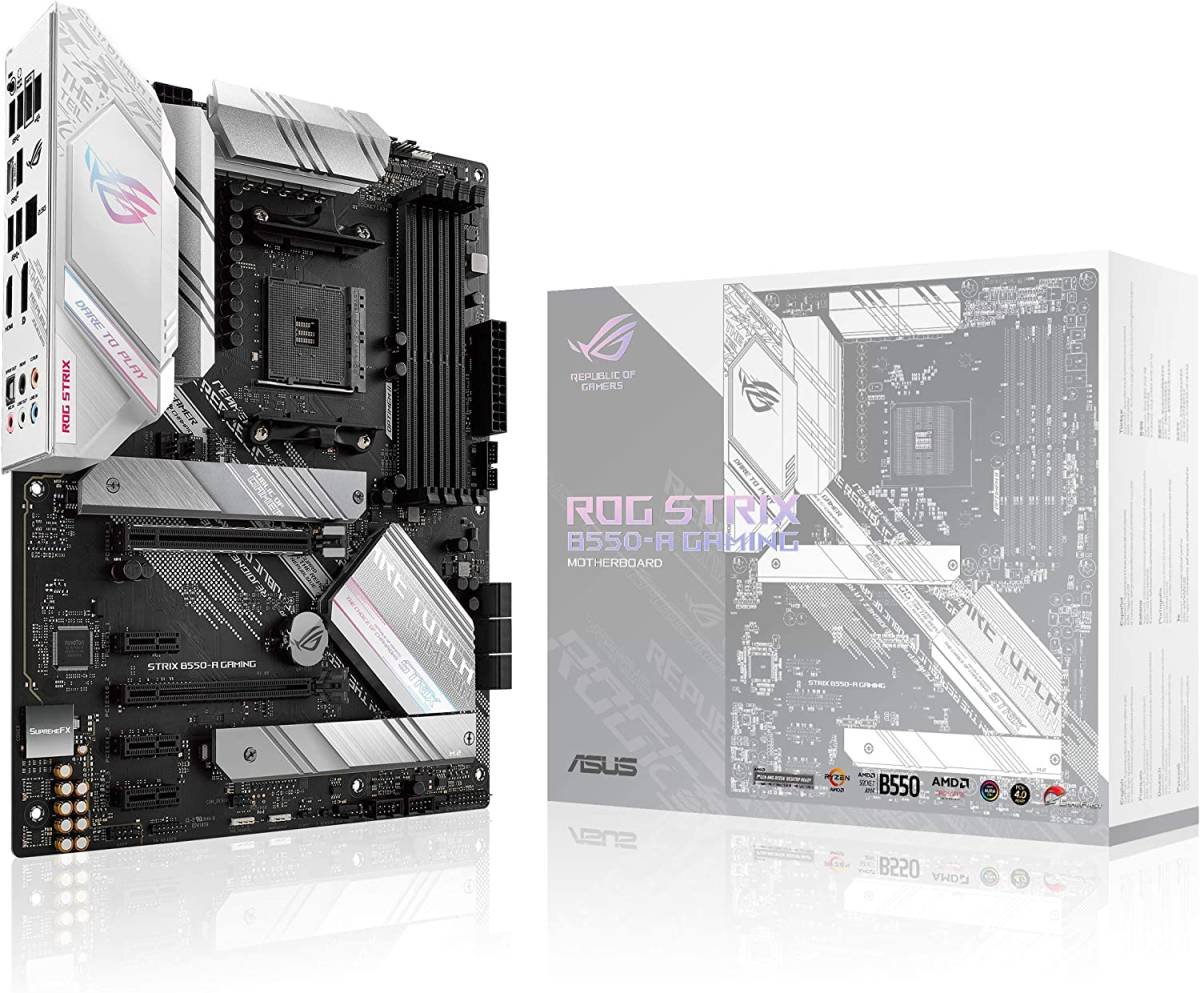 【美品】ASUS AMD B550 搭載 Socket AM4 対応 マザーボード ROG STRIX B550-A GAMING 【 ATX 】_画像1