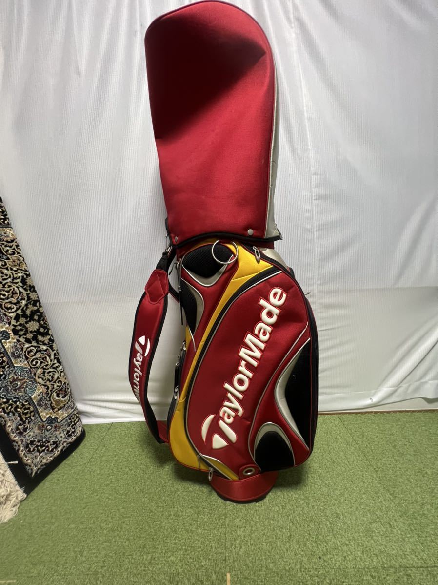 ゴルフバッグ キャディバッグ TaylorMade テーラーメイド ドライバー アイアン _画像3