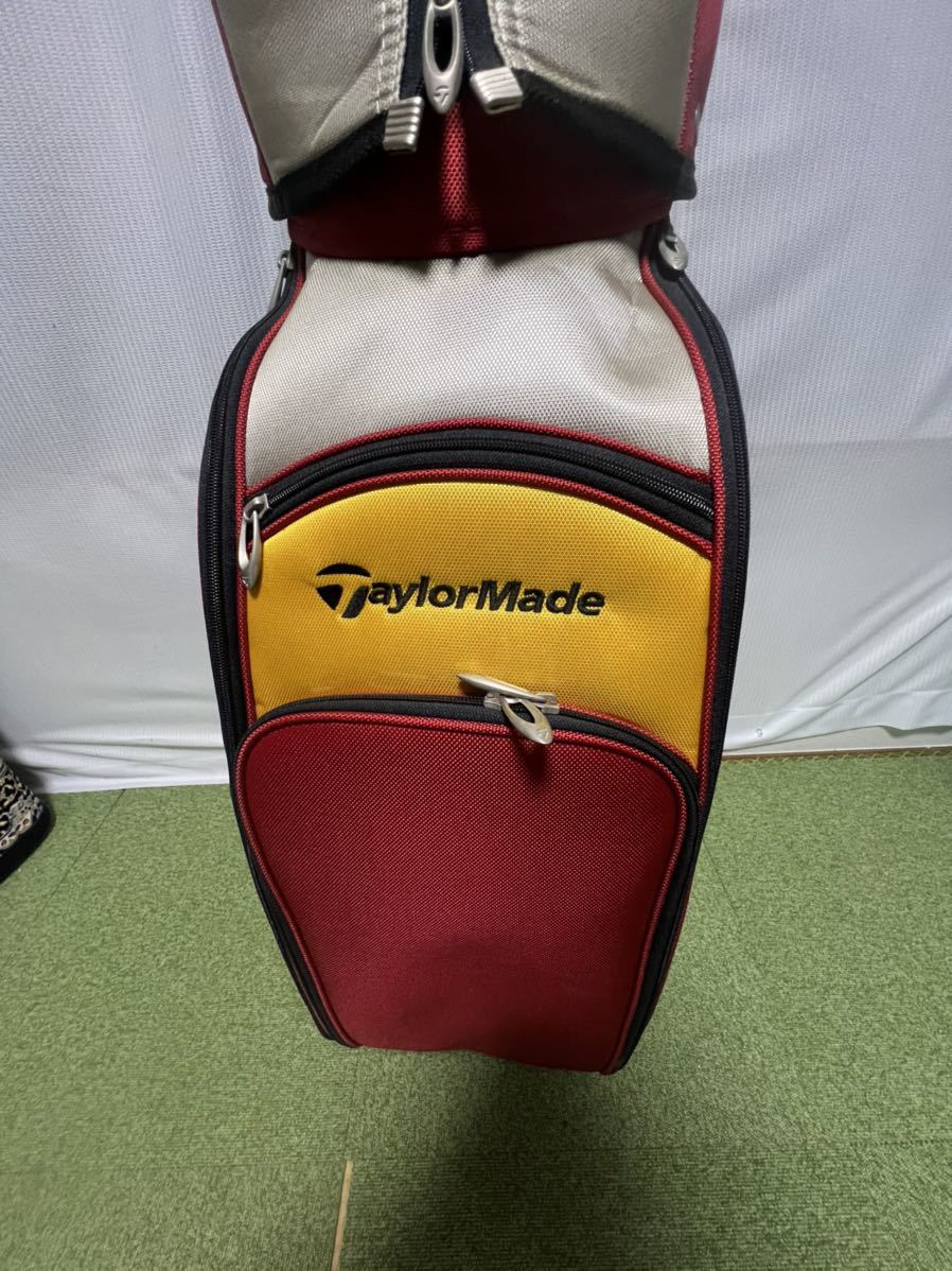 ゴルフバッグ キャディバッグ TaylorMade テーラーメイド ドライバー アイアン _画像2