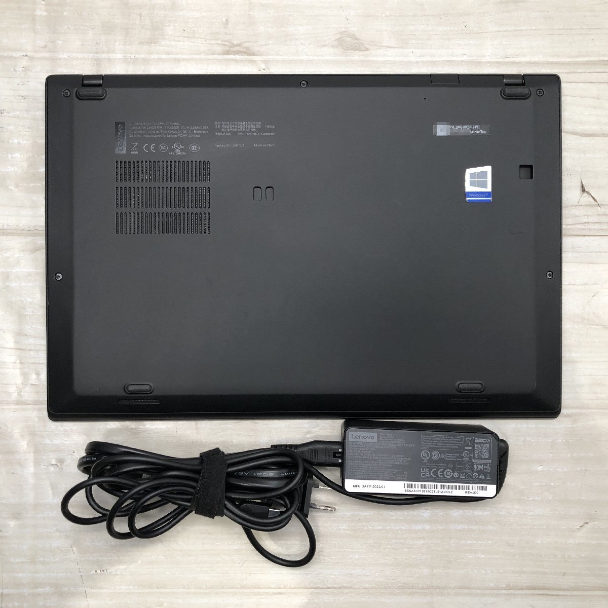 【難あり】 Lenovo ThinkPad X1 Carbon 20KG-A00SJP Core i5 8250U 1.60GHz/8GB/256GB(NVMe) 〔A0626〕_画像10