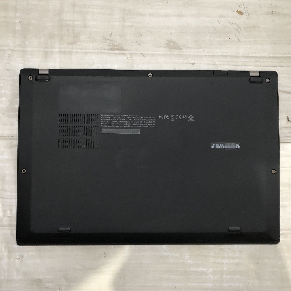【難あり】 Lenovo ThinkPad X1 Carbon 20HQ-S0EG02 Core i7 7600U 2.80GHz/16GB/256GB(NVMe) 〔A0402〕_画像10