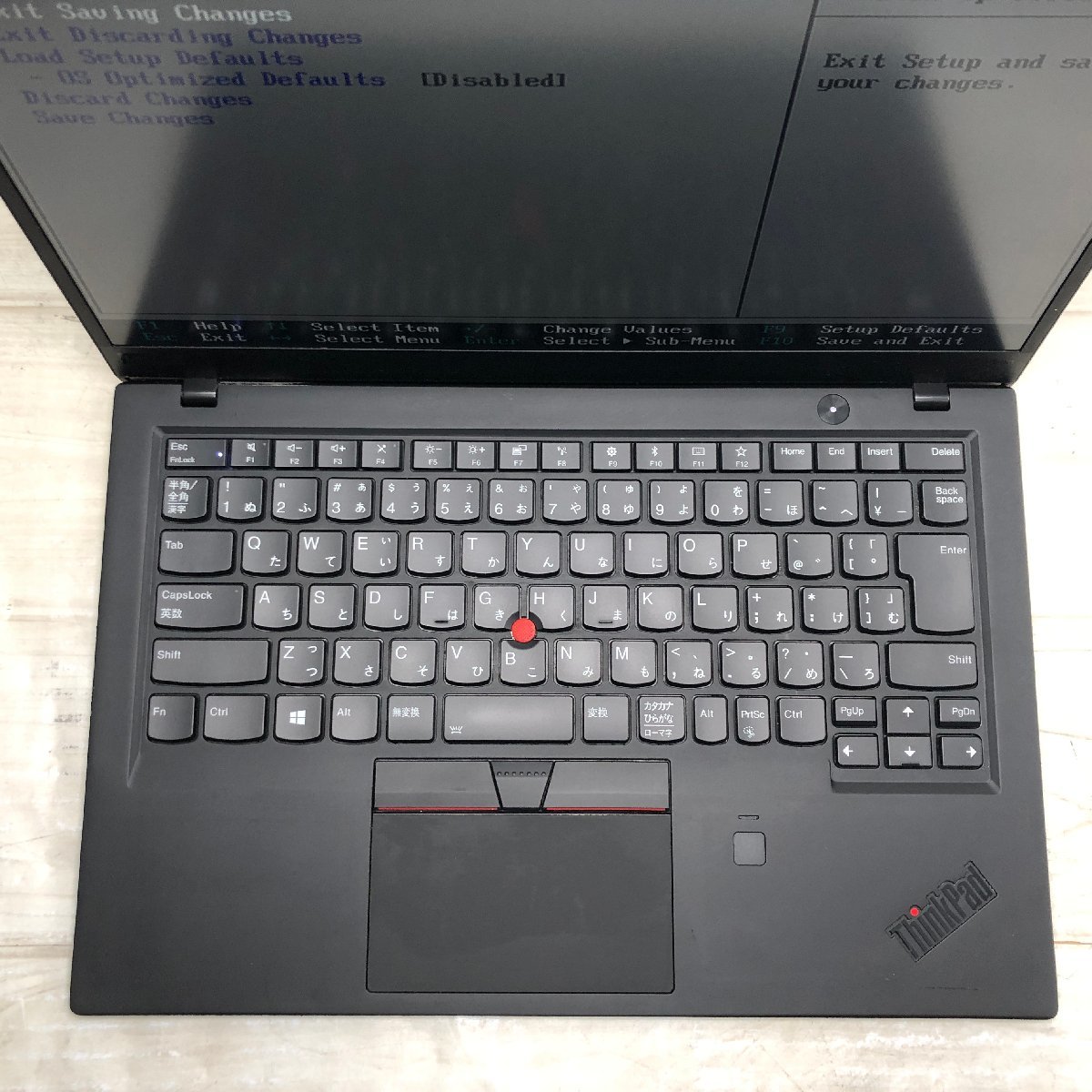 Lenovo ThinkPad X1 Carbon 20KG-SA3W00 Core i7 8550U 1.80GHz/16GB/256GB(SSD) 〔A0411〕_画像3