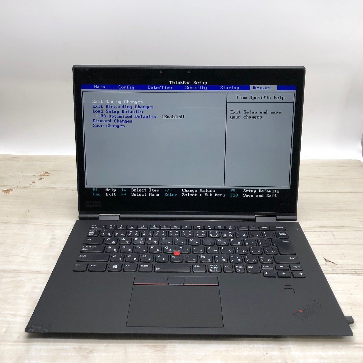 Lenovo ThinkPad X1 Yoga 20LE-S3482L Core i7 8650U 1.90GHz/16GB/512GB(NVMe) 〔A0315〕_画像2