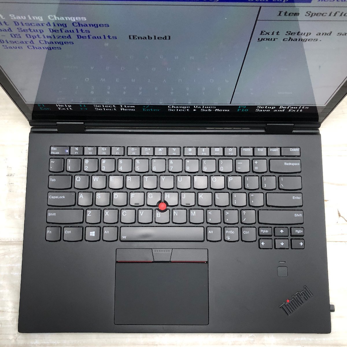 Lenovo ThinkPad X1 Yoga 20LE-S3481L Core i7 8650U 1.90GHz/16GB/512GB(NVMe) 〔A0408〕_画像3