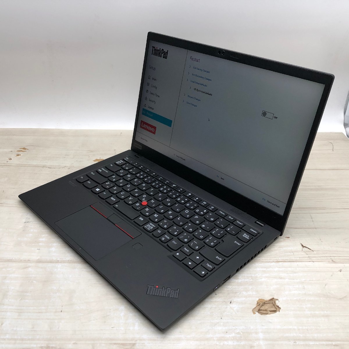 Lenovo ThinkPad X1 Carbon 20QE-S3260H Core i7 8665U 1.90GHz/16GB/512GB(NVMe) 〔A0334〕_画像1