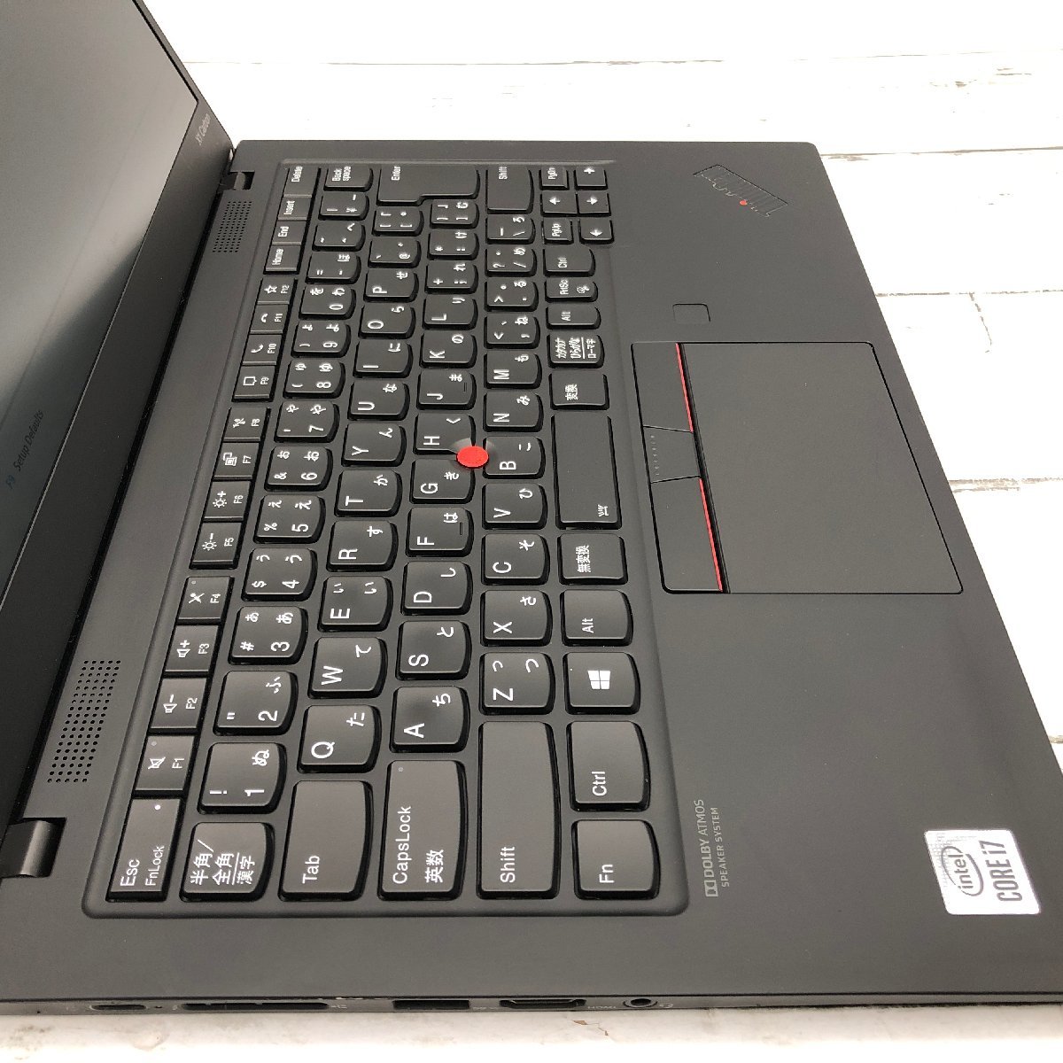 Lenovo ThinkPad X1 Carbon 20U9-S05U00 Core i7 10510U 1.80GHz/16GB/512GB(NVMe) 〔B0228〕_画像4