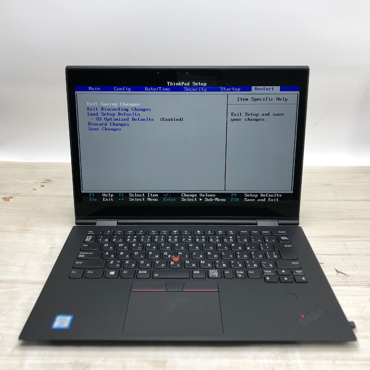 Lenovo ThinkPad X1 Yoga 20LE-S3482L Core i7 8650U 1.90GHz/16GB/512GB(NVMe) 〔A0429〕_画像2