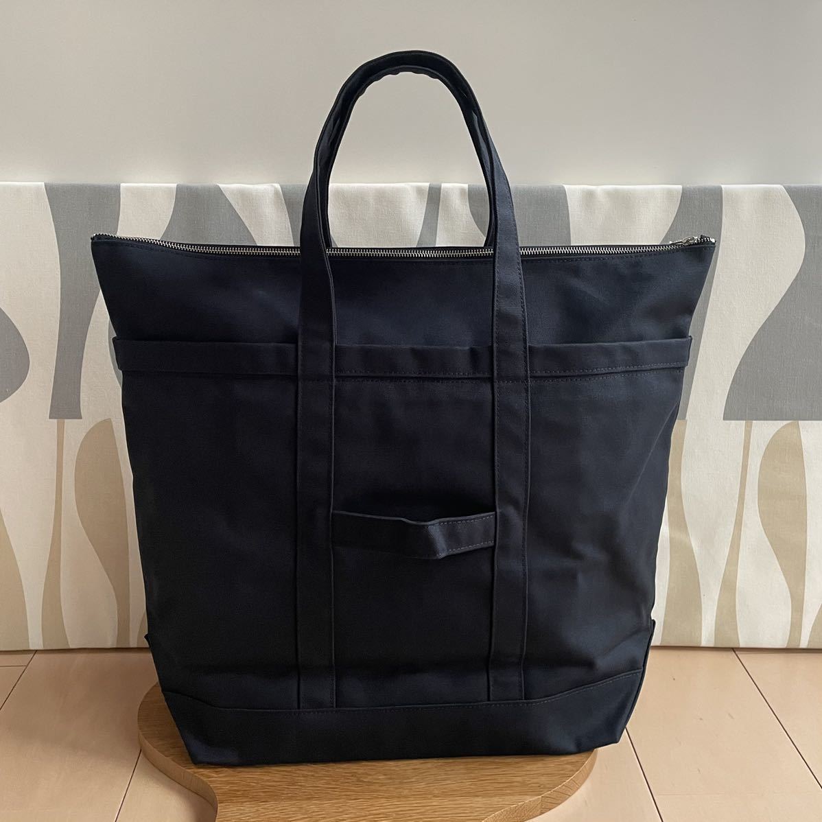 新品 marimekko UUSI MATKURI マリメッコ マツクリ トートバッグ ブラック_画像2