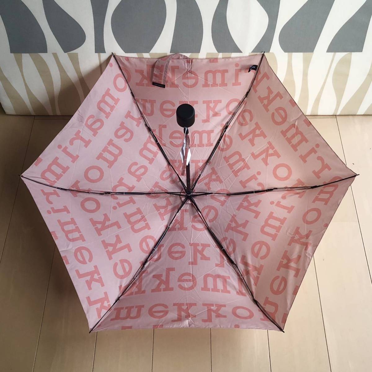  внутренний стандартный товар новый товар marimekko Marimekko складной зонт MARILOGO MINI MANUAL JAPAN EXCLUSIVE розовый Япония ограничение 