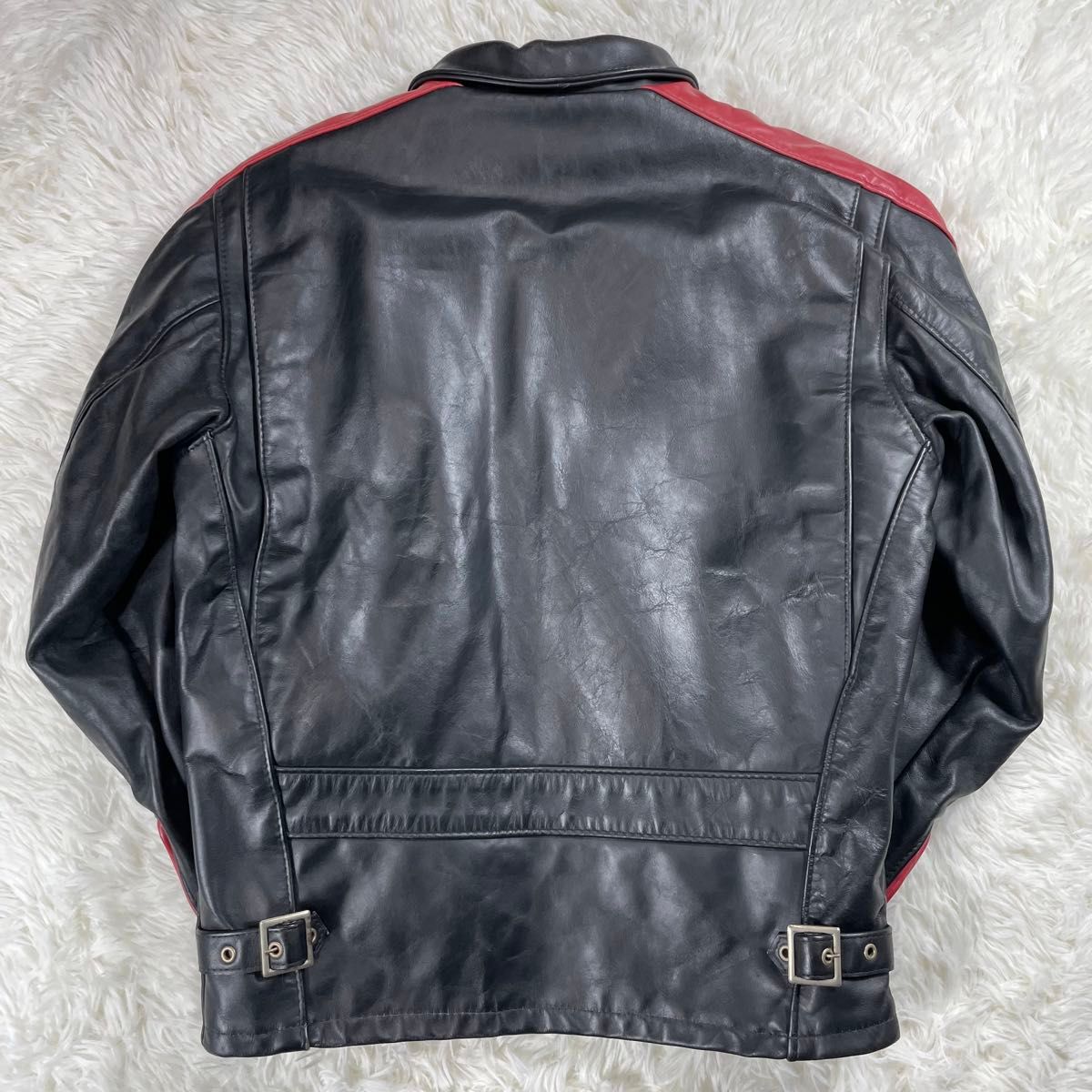 USA製】SCHOTT ボアライナー付 レザーライダース 38 型番441 USA製】SCHOTT ボアライナー付 レザーライダース 38 型番441