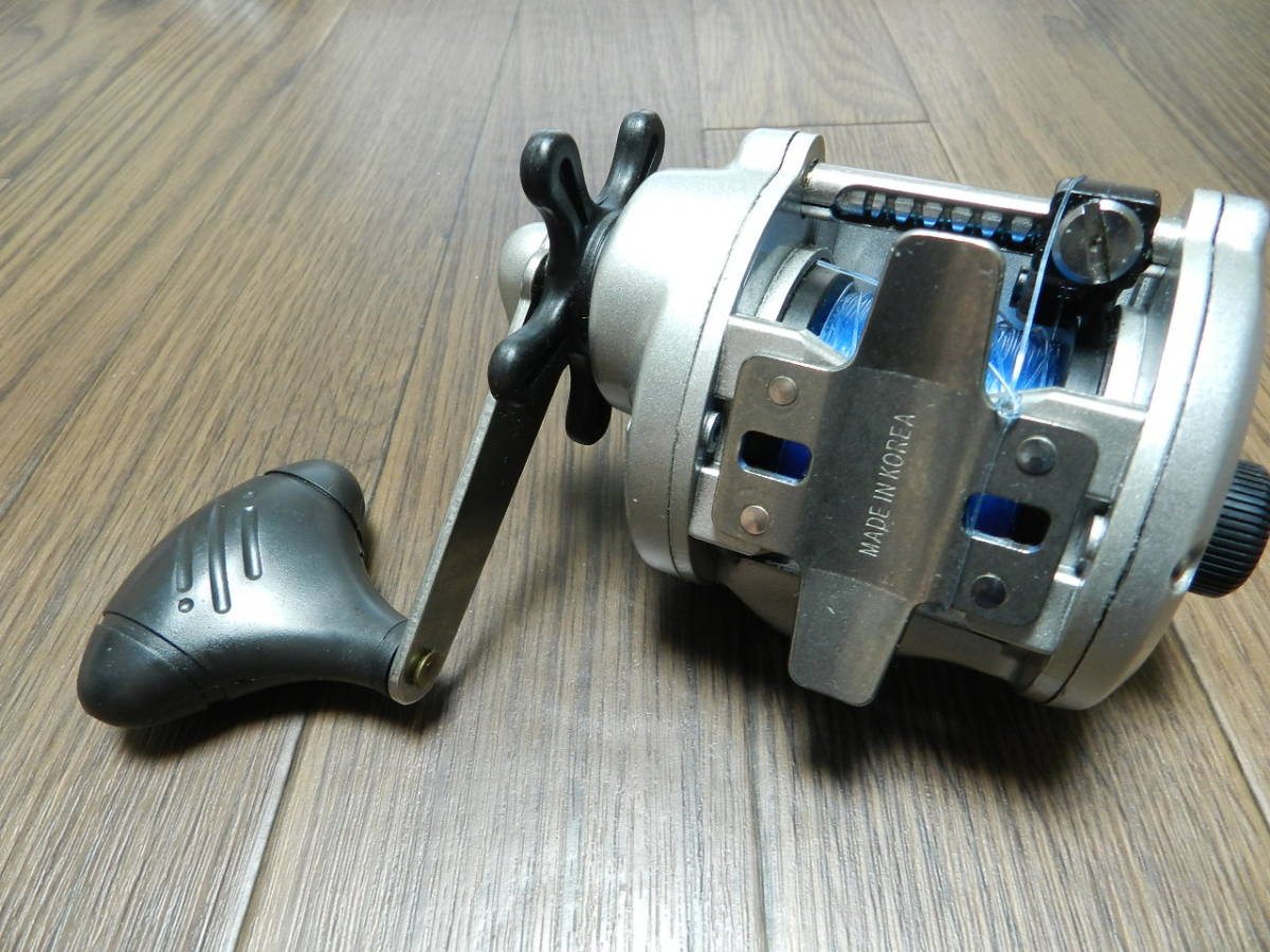 AROX アロックス　AX-500 ギア4.3：1　　ラインキャパ　PE　3号-230Ｍ　４号-210Ｍ　良好　快調　　ナイロン　5号-300Ｍ_画像6