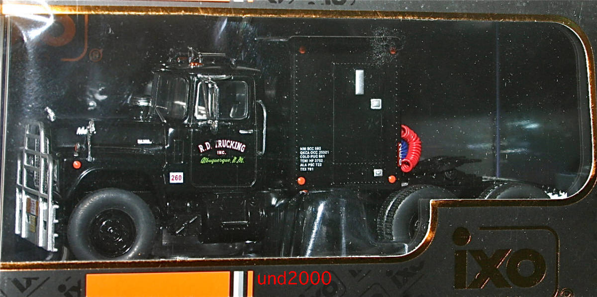 Ixo 1/43 1966 マック Rシリーズ リアキャビン MACK R-Series コンボイ Convoy ラバーダック Rubber Duck イクソ サムペキンパー TR100_画像5