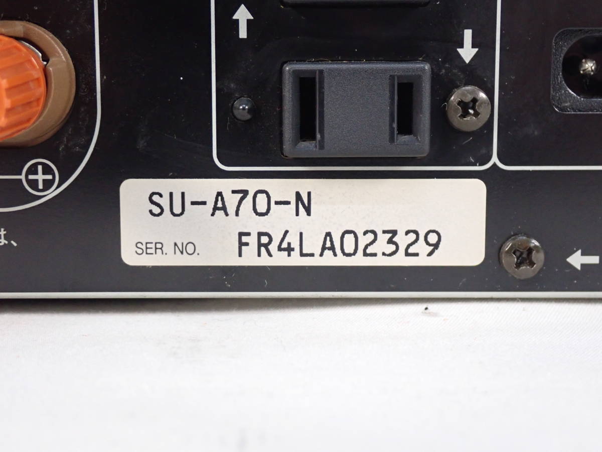 ★Technics テクニクス SU-A70 アンプ オーディオ機器 通電のみ確認済み_画像6