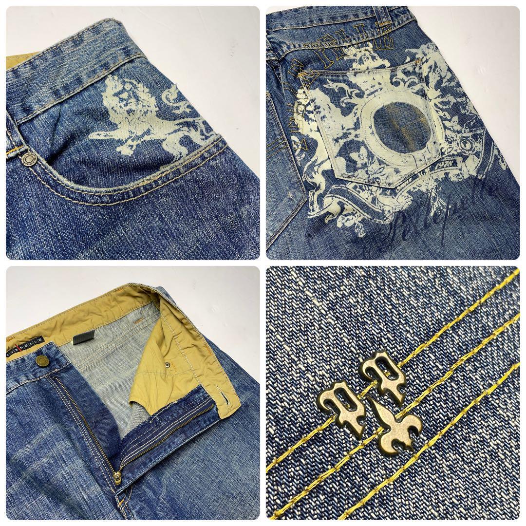 PELLE PELLE ペレペレ デニム バギージーンズ Gパン ストリート PELLE PELLE ペレペレ デニム バギージーンズ Gパン ストリート