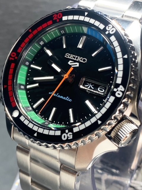 国内正規品 新品 腕時計 SEIKO セイコー SKX Sports Style レトロカラー コレクション セイコー5 スポーツ 自動巻き ステンレス SBSA221_画像3