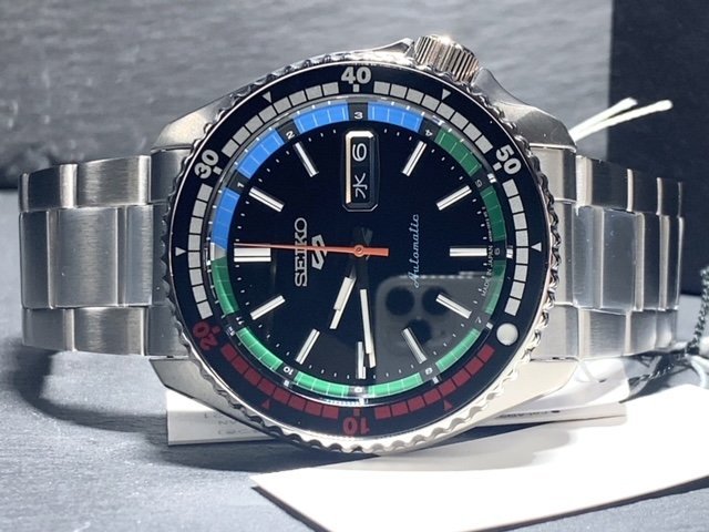 国内正規品 新品 腕時計 SEIKO セイコー SKX Sports Style レトロカラー コレクション セイコー5 スポーツ 自動巻き ステンレス SBSA221_画像6