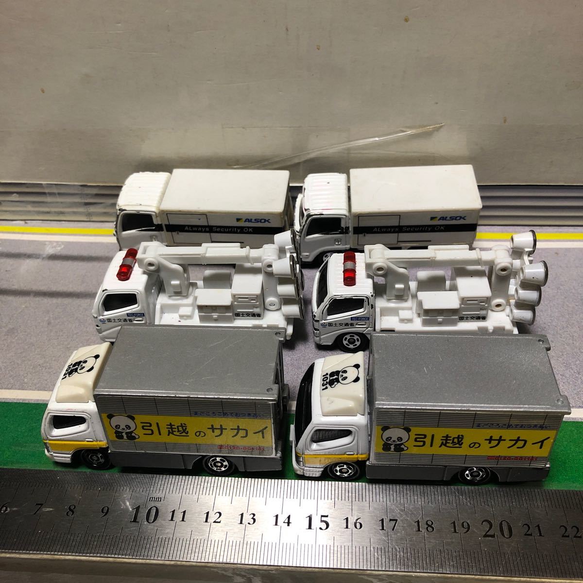 即決絶版トミカ 作業車7種14台2機 セットの画像7
