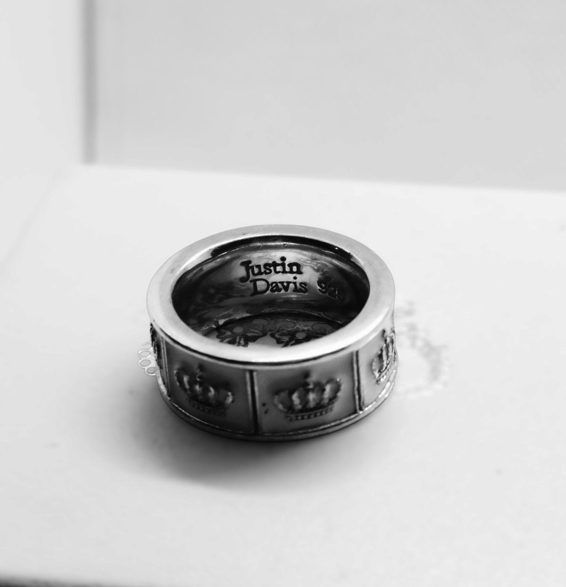 美品 Justin Davis Pride&Joy Crown Ring 13号