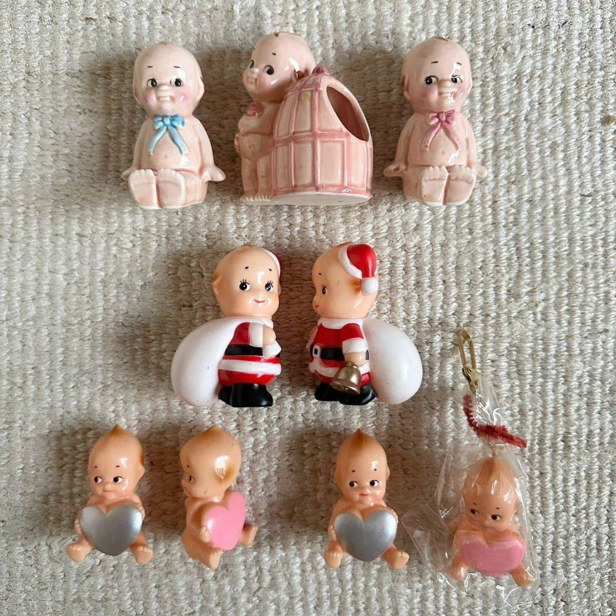 キューピー 9体 昭和レトロ 人形 陶器 おもちゃ 玩具 コレクション 当時物_画像1