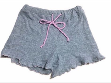 (894) Disney Minnie Mouse room wear part shop put on setup T-shirt pink short pants gray 2 sheets set set 140c