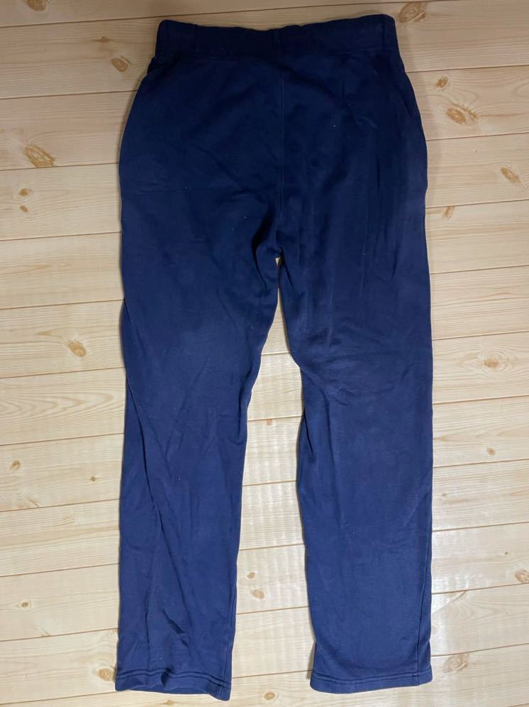 (21) ロゴ　スウェットパンツ　ズボン　ネイビー　紺色　Mサイズくらい_画像2