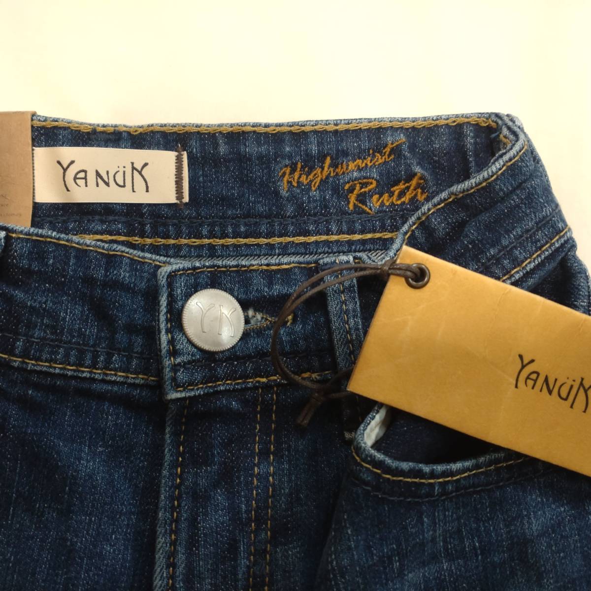 希少サイズ21 新品 YANUK ヤヌーク High Waist RUTH ハイ 希少サイズ21 新品 YANUK ヤヌーク High Waist RUTH ハイ