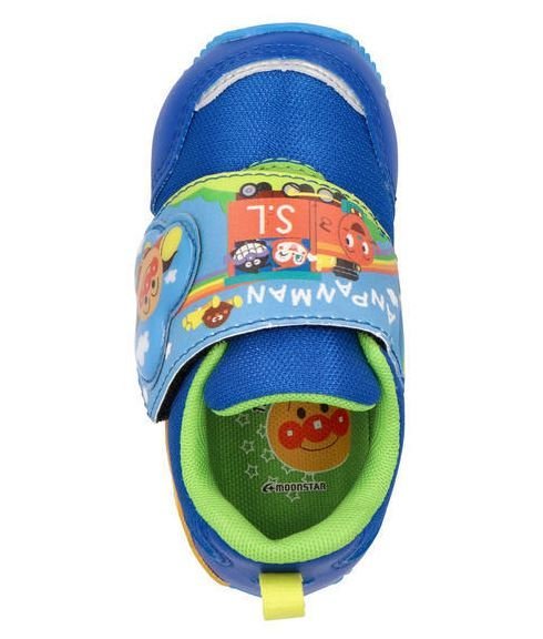  sale 13.5cm moon Star Anpanman AP B40 blue (N) child Kids sneakers baby shoes Magic baby .. commuting to kindergarten 