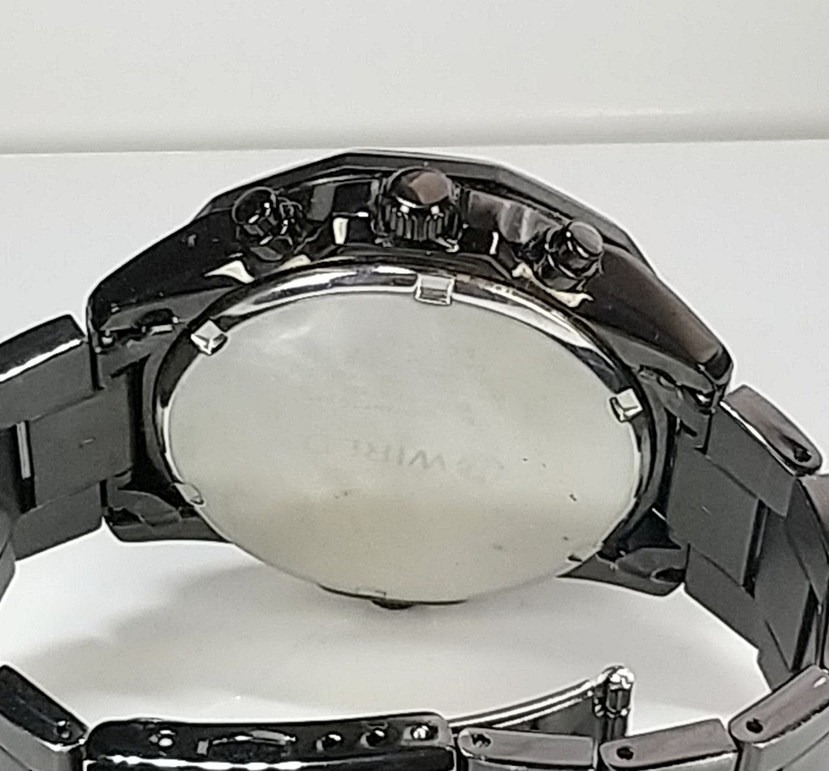 腕時計 SEIKO WIRED QUARTZ VK67-K090 10BAR ブルー盤 純正バンド 電池交換済 余り駒取説付_画像6