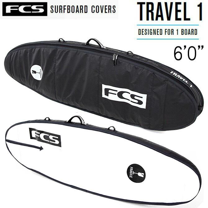 6'0 FCS Travel1 エフシーエス　ミッドレングス ファンボード ハードケース ボードケース シングルケース トラベルケース 182.9cm