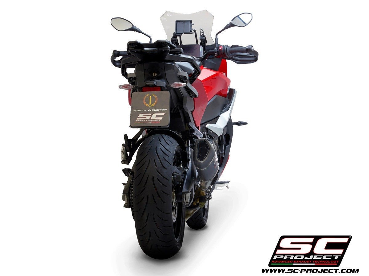 【国内在庫】SC-PROJECT SCプロジェクト SC1-R スリップオンサイレンサー 公道走行可 ユーロ5 BMW S1000 XR '20-23 マフラー ★_画像4