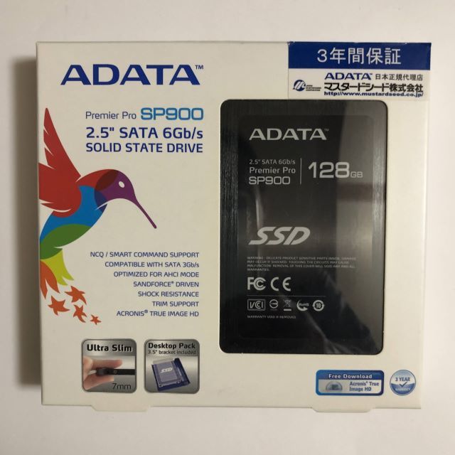 ADATA Premire Pro SP900 2.5" SATA 6Gb/s SOLID STATE DRIVE ASP900S3-128GM_画像5