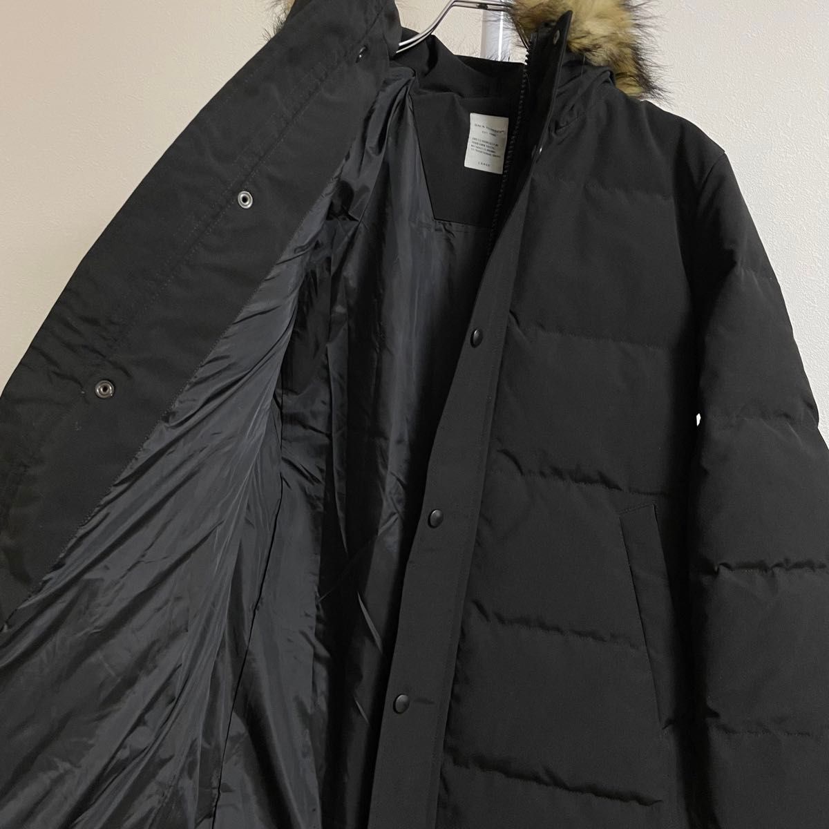 新品 BACK NUMBER バックナンバー フード ダウンジャケット 新品 BACK NUMBER バックナンバー フード ダウンジャケット