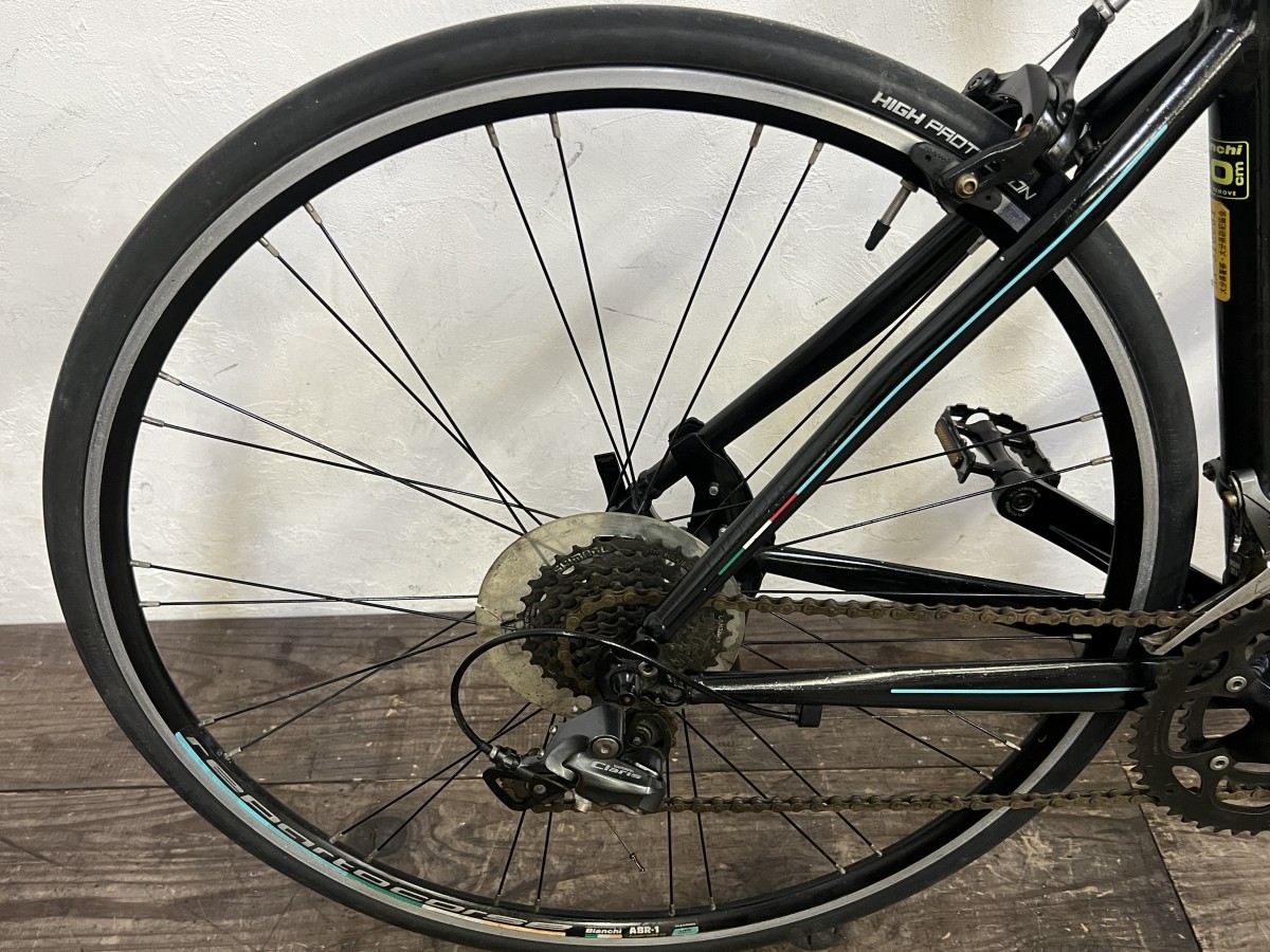 ビアンキ BIANCHI BERGAMO ベルガモ ロードバイク 自転車 50cm マットブラック_画像7