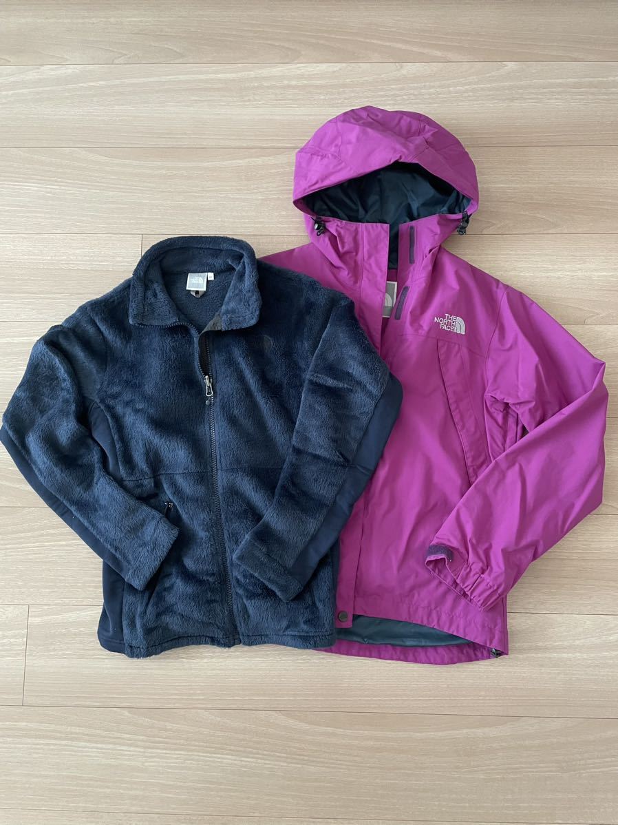 【美品】レディース THE NORTH FACE ノースフェイス ◆ スクープジャケット & ジップインバーサミッドジャケット ◆ M サイズ 2点セット