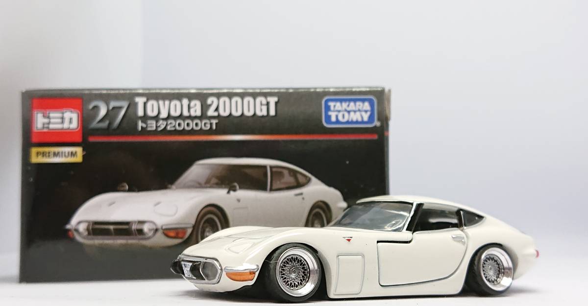 トミカ/プレミアム【カスタム改造】【廃盤・希少】トヨタ2000GT・シャコタン★深リム★【新品改造】街道レーサー_画像1