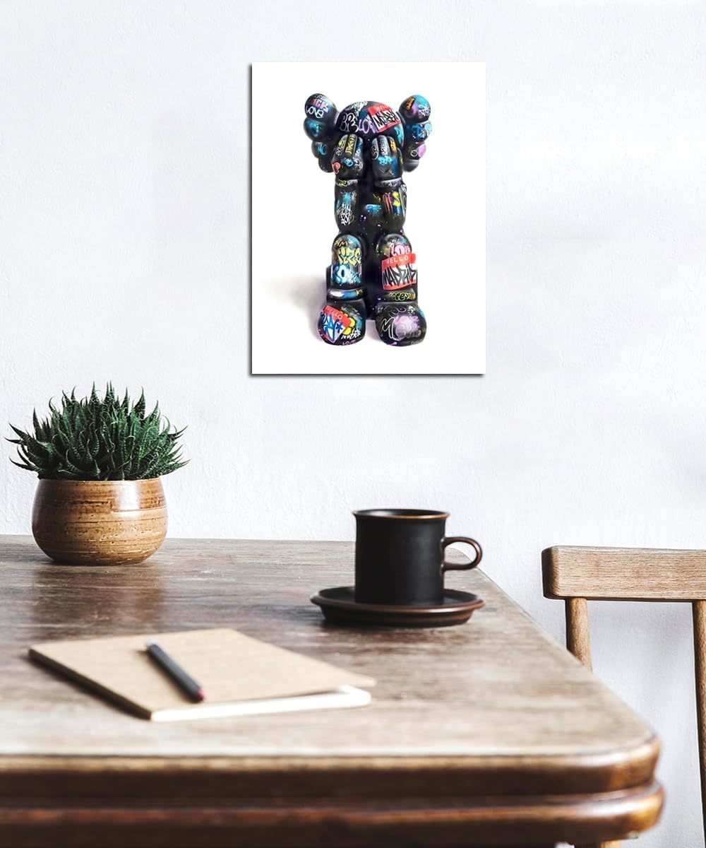 おしゃれな アートパネル KAWS セサミストリート 模写 インテリア 部屋飾り 壁掛け 装飾画 キャンバス 絵画 芸術 モダン アート カウズ