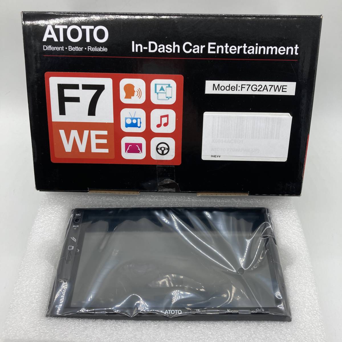 【未検品】ATOTO F7 WE 7インチタッチパネルオーディオ一体型ナビ F7G2A7WE /Y14475-A2_画像1