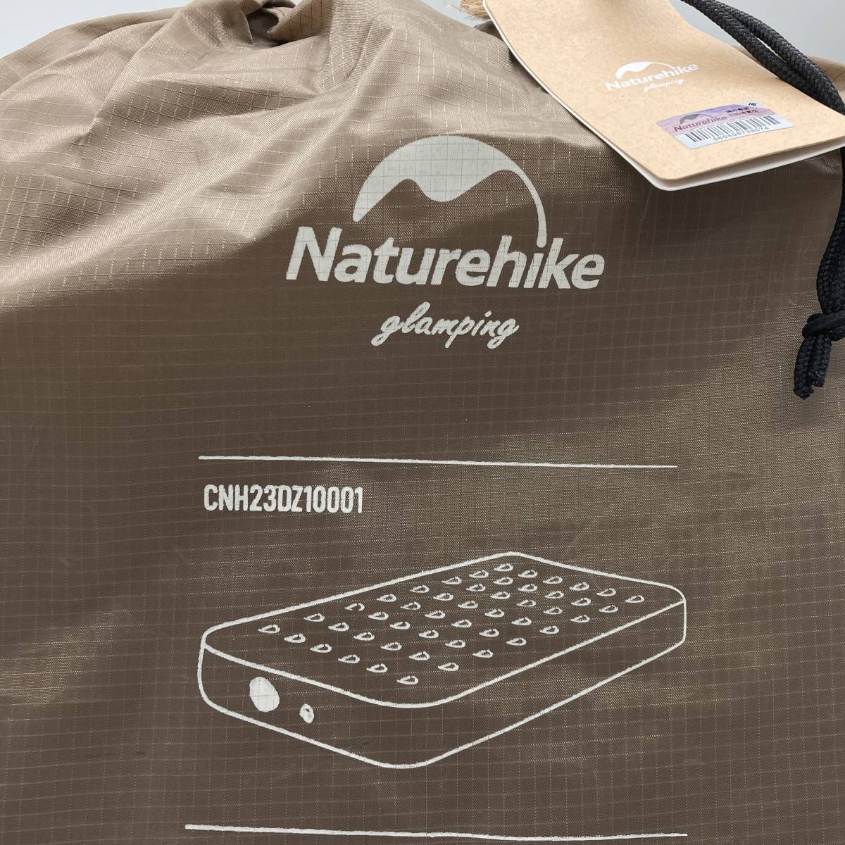 【タグ付き】Naturehike エアーマット 電動ポンプ内蔵 電動ベッド キャンプ 1人用（186x100x25cm）/Y14741-K3_画像2