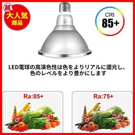 ★昼光色_1★ led 電球180W 相当 LED電球PAR 38 1950 lm 6000K防水等級IPの画像2