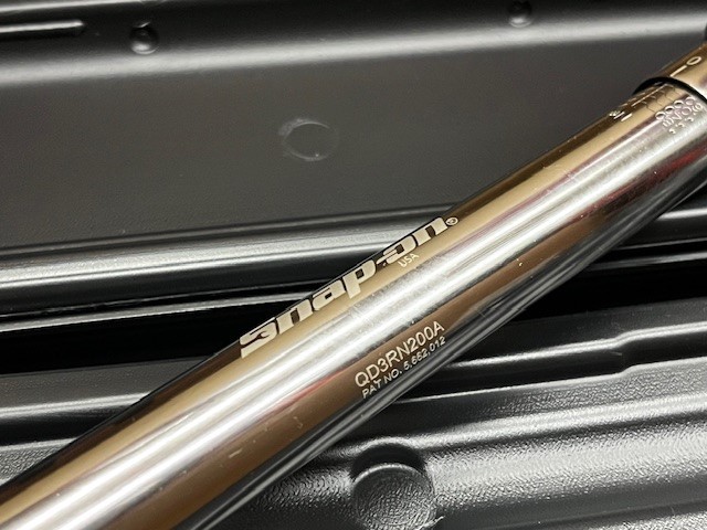 スナップオン 1/2トルクレンチ QD3RN200A Snap-on 新品未使用品 snapon MAX200Nmの画像5