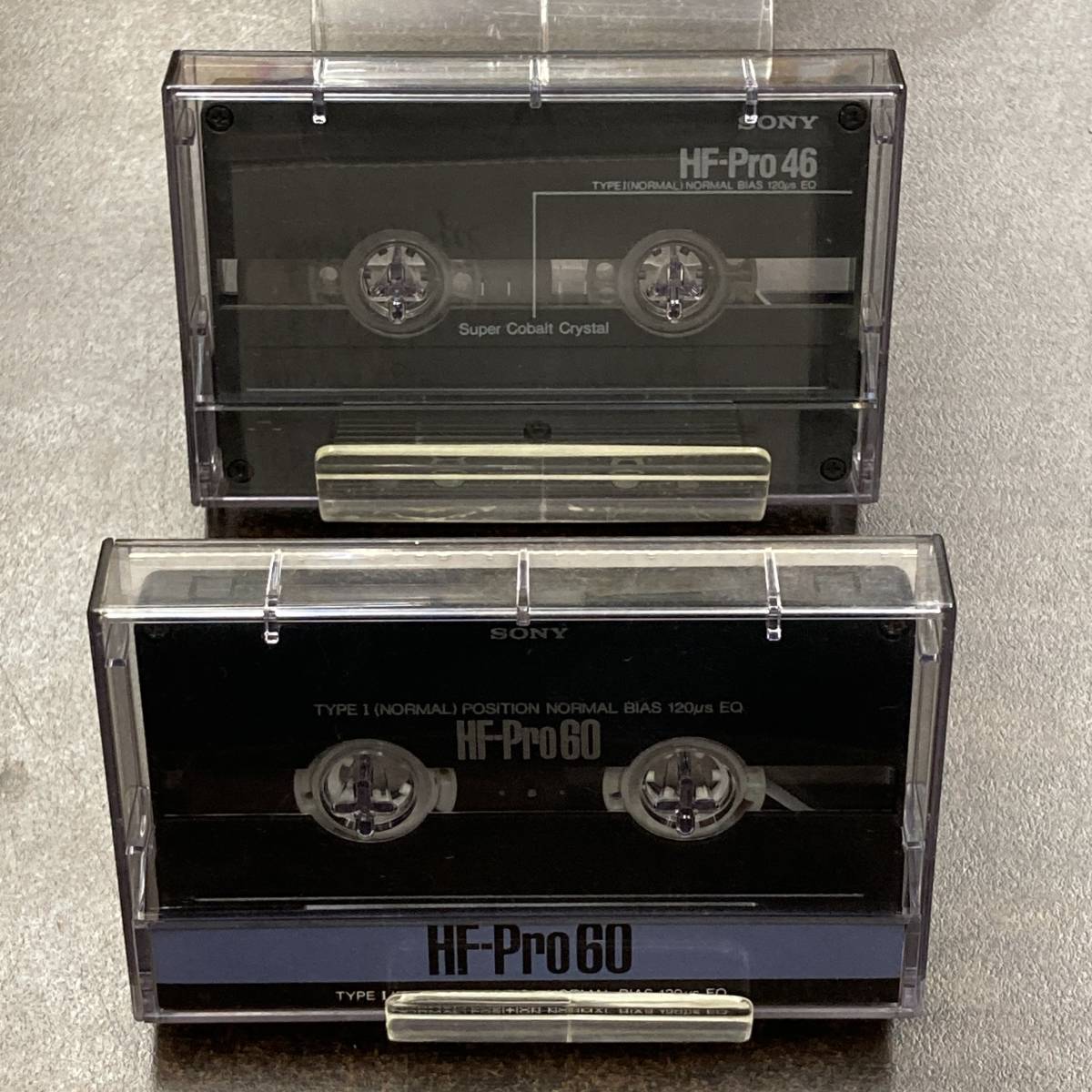 1166T ソニー HF-Pro 46 90分 ノーマル 2本 カセットテープ/Two SONY HF-Pro 46 90 Type I Normal Position Audio Cassette_画像4
