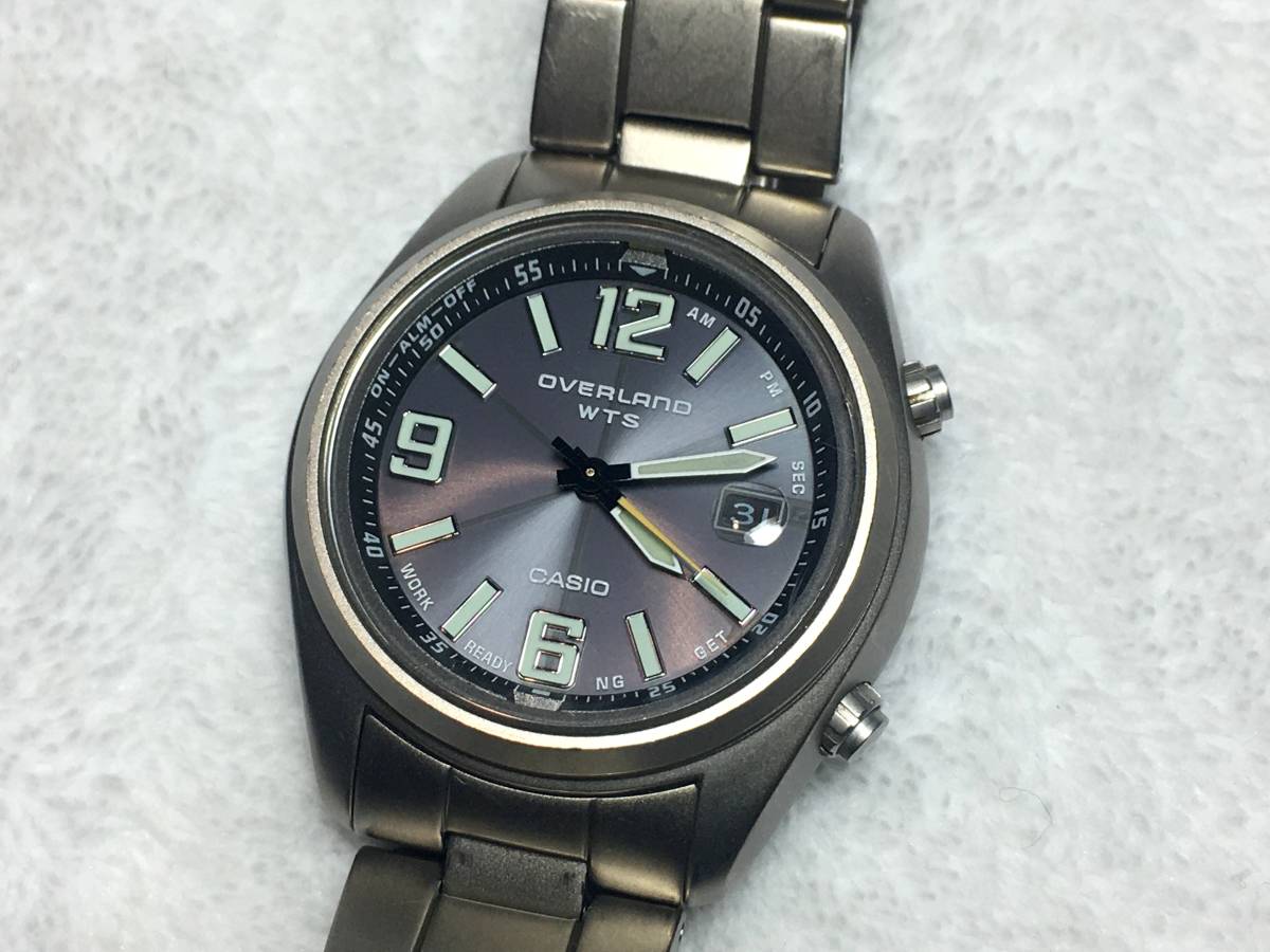 Yahoo!オークション - 希少 CASIO OVERLAND 電波 ソーラー OVW Yahoo!オークション - 希少 CASIO OVERLAND 電波 ソーラー OVW