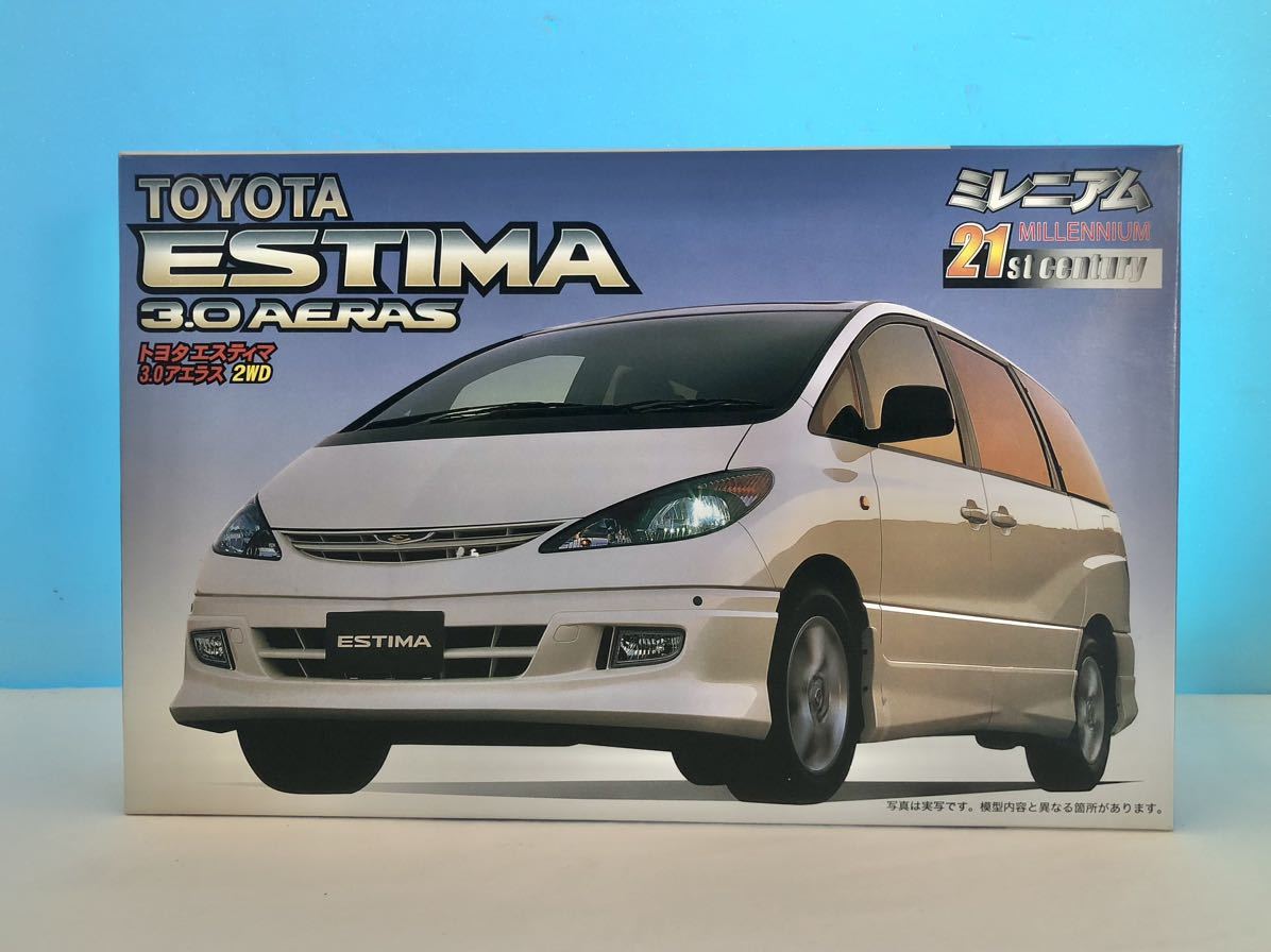 パーツ袋未開封【未組立】1/24●フジミ製 Toyotaエスティマ3.0アエラス2WD　21st Century。21世紀記念版はいかがでしょうか？_画像1