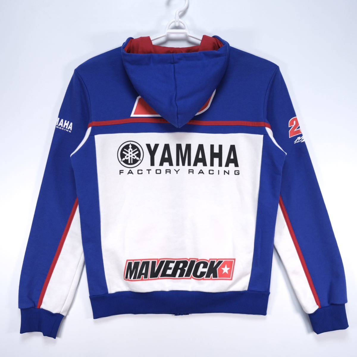 【送料無料】Movistar Yamaha MotoGP/マーベリック・ビニャーレス YAMAHA dual スウェットパーカー 2017/ヤマハ/YZR-M1/VR46/Lサイズ