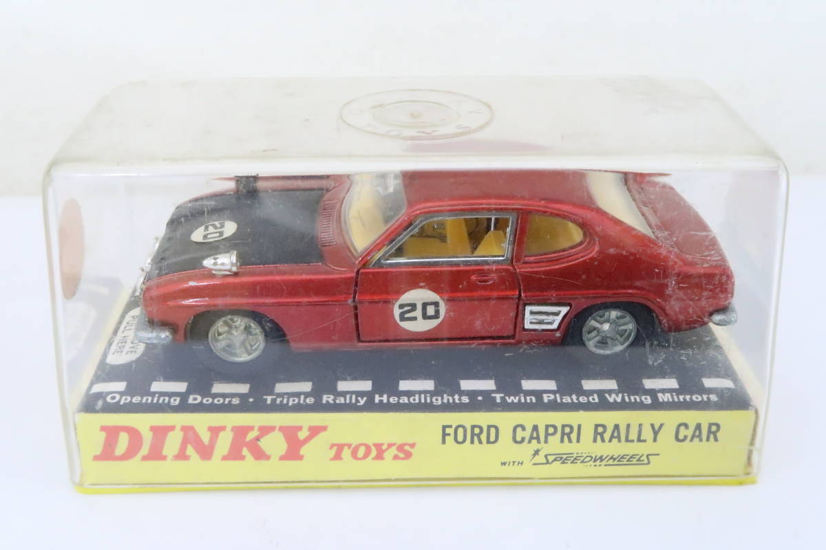 DINKY FORD CAPRI RALLY CAR フォード カプリ ラリー 箱付(難有) イギリス製 1/43 イナレ_画像7